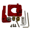 Ender CR Red Anodised Aluminium Single Gear Extruder Kit
